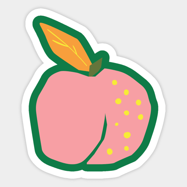 Peachy Days Peach Good Vibes Cute Funny Sarcastic Happy Fun Introvert Silly Inspirational Motivational Gift Sticker by EpsilonEridani